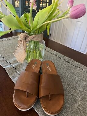 Bare traps Leigha Wedge Leather Sandals